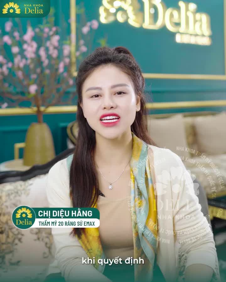 "Quyết định làm răng sứ là hoàn toàn đúng đắn"