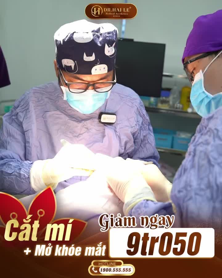 Thay đổi diện mạo, mí mắt tươi tắn đón Xuân sang với Combo cắt mí + Mở góc mắt rẻ quạt tại Dr.Hải Lê!