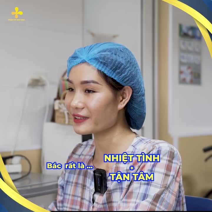 “Mình có 2 người bạn làm ở Như Hoa rồi” Khách hàng chia sẻ lí do lựa chọn Tiến sĩ Thẩm mỹ Tống Hải để nâng mũi.