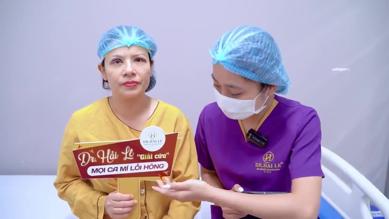 Mí mắt lỗi hỏng nhược cơ nặng được Dr.Hải Lê chỉnh hình thành công như thế nào? Theo dõi ngay