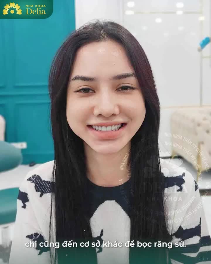 Sau khi được bác sĩ thăm khám, chị Thu Trang đã lựa chọn thẩm mỹ 20 răng sứ Lava Esthetic || Khắc phục răng sứ hỏng chỉ sau 48H