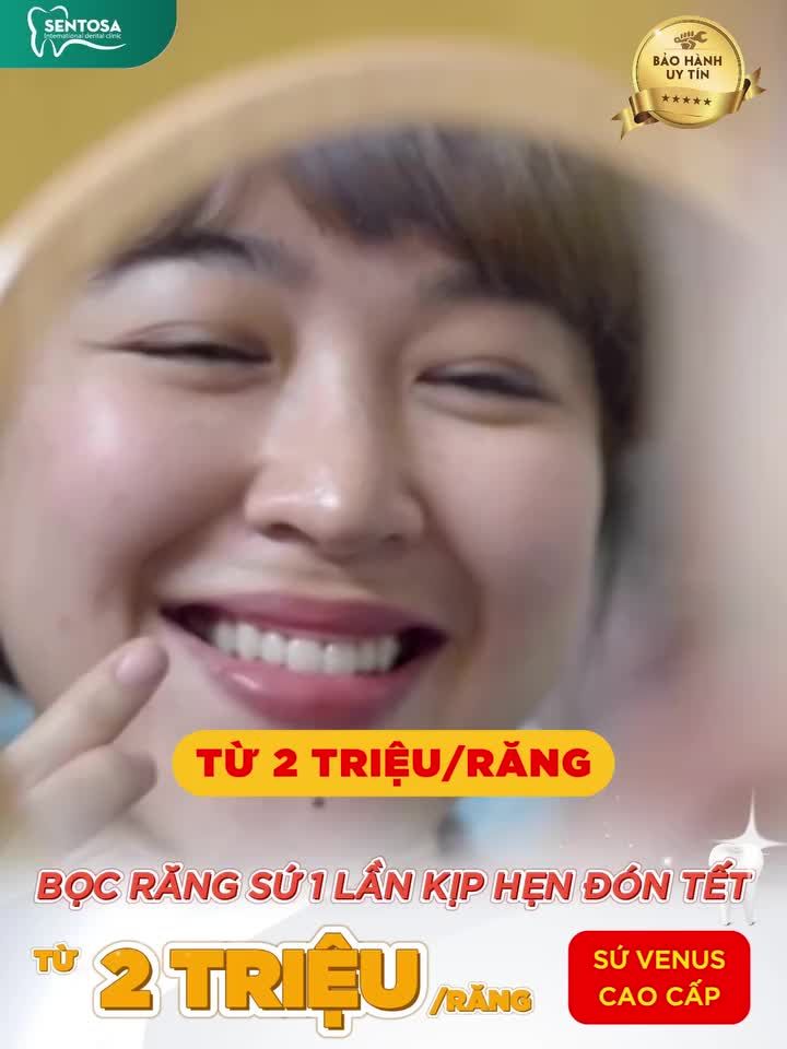 BỌC RĂNG TÀI VẬN ĐÓN TẾT ƯU ĐÃI ĐẾN 45%