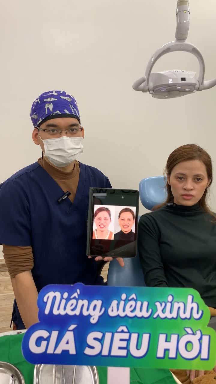 Những thay đổi đáng kể của bạn Hà Thị Mỹ sau 9 tháng chỉnh nha  tại Nha khoa Thùy Anh.
