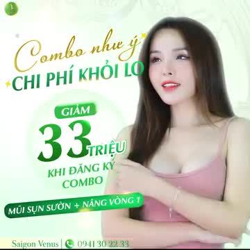 COMBO NÂNG V1 LIGA NANO + MŨI SỤN SƯỜN 100% GIẢM NGAY 33 TRIỆU