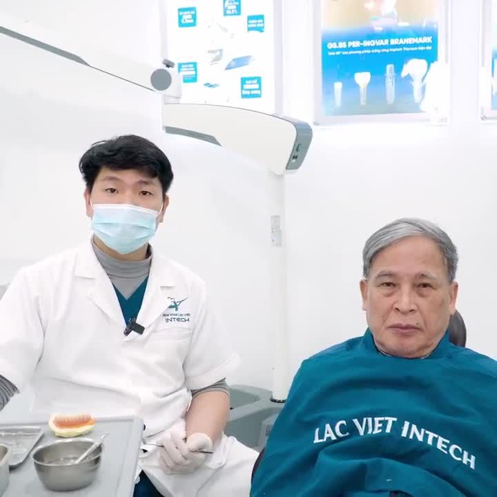 CẬN CẢNH QUÁ TRÌNH LẮP RĂNG TOÀN HÀM DƯỚI, BỆNH NHÂN MẤT RĂNG THAY ĐỔI NHƯ THẾ NÀO?