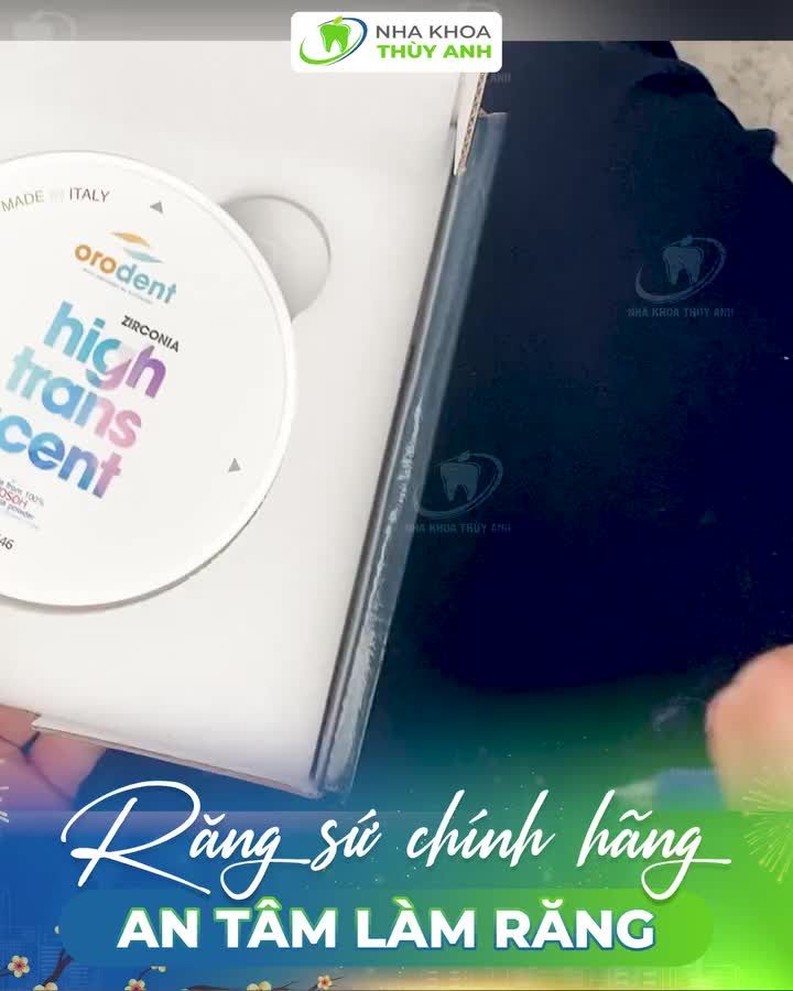 LÀM RĂNG TẠI NHA KHOA THÙY ANH KHÁCH HÀNG YÊN TÂM DÙNG HÀNG CHÍNH HÃNG