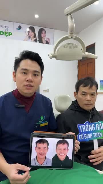 Cảm nhận chân thực của chú khách hàng sau khi lắp hàm tạm phục hình răng mất bằng phương pháp trồng răng cố định toàn hàm tại Nha khoa Thuỳ Anh