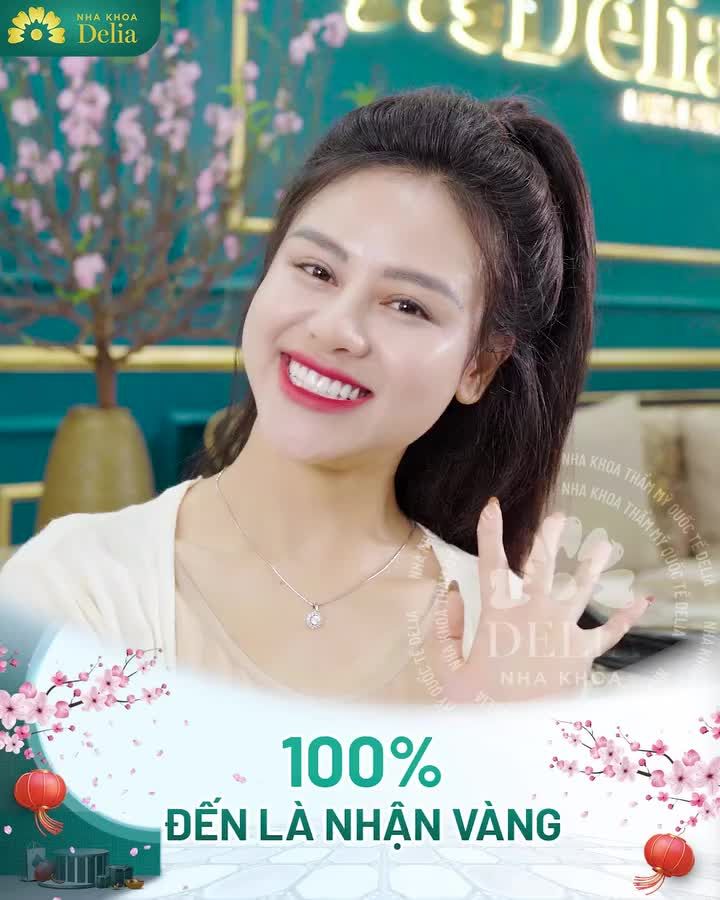 ĐẶT CỌC KHAI XUÂN - Làm răng sứ tặng tới 1 cây vàng 9999