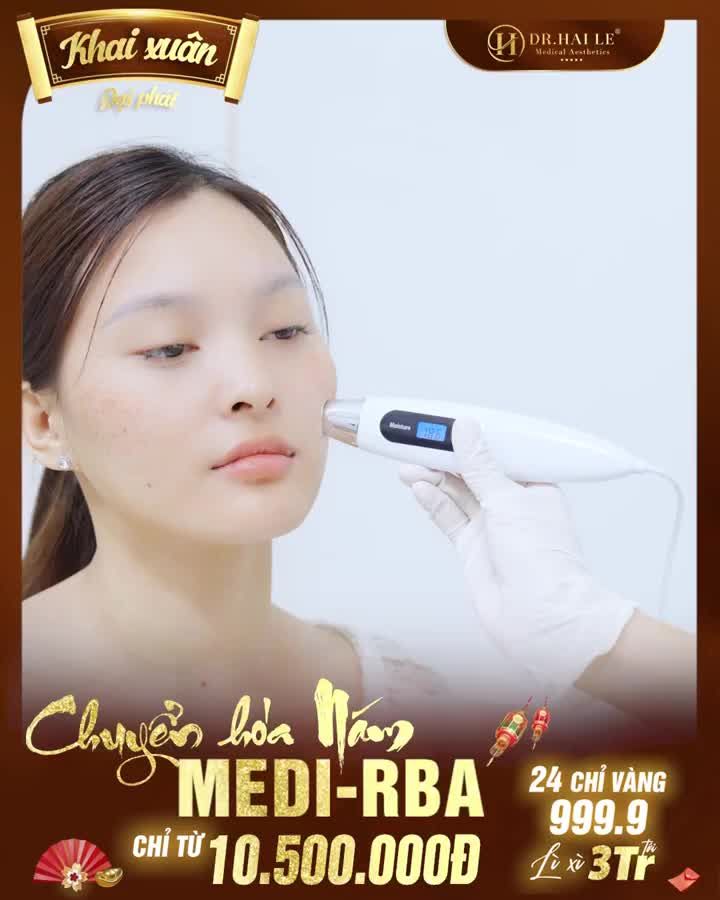 Chuyển hóa nám Medi-RBA tại Dr.Hải Lê chắc chắn là lựa chọn tuyệt vời dành cho các chị em trong ngày đầu năm mới!!
