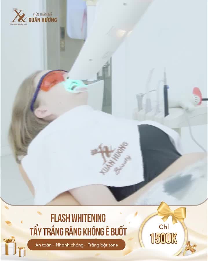 CÔNG NGHỆ FLASH WHITENING RĂNG TRẮNG SÁNG - BẬT TONE NHANH
