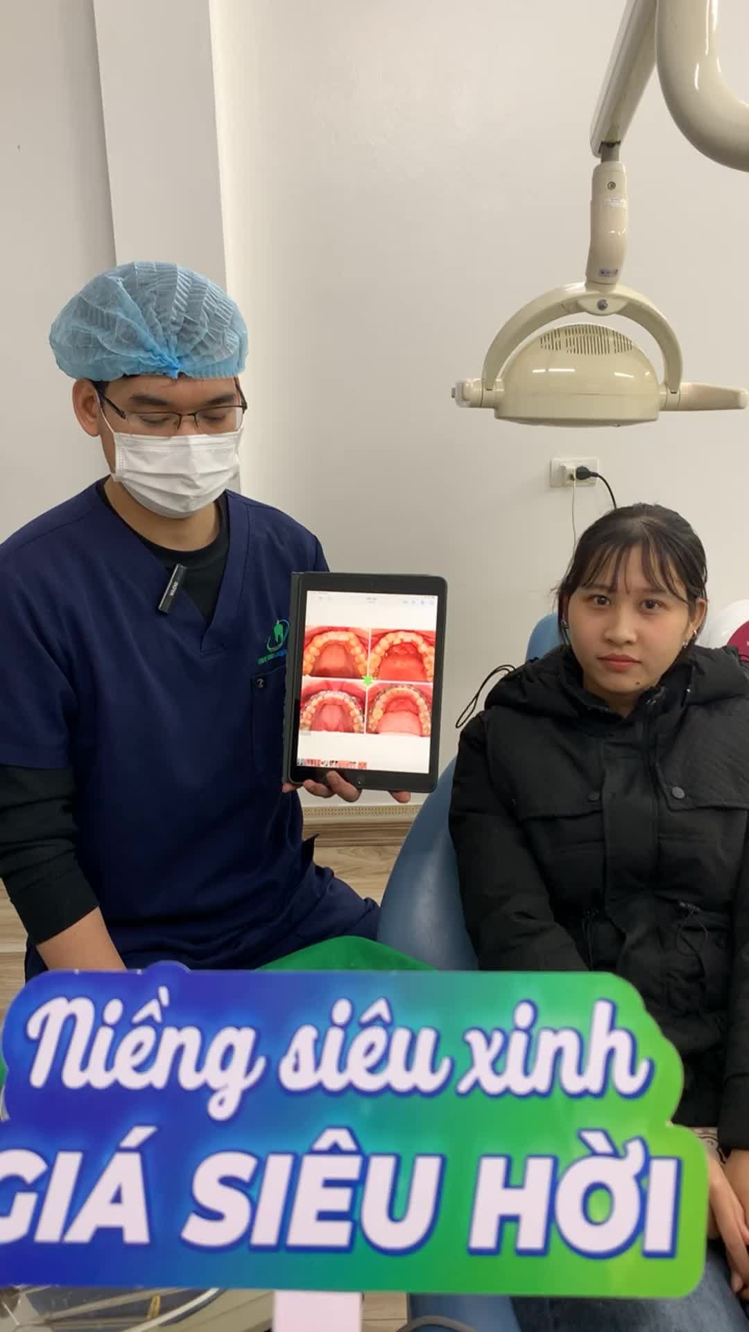 Kết quả sự thay đổi sau quá trình chỉnh nha khắc phục tình trạng khấp khểnh, răng cửa bên nhỏ của bạn Ngọc tại Nha khoa Thùy Anh.