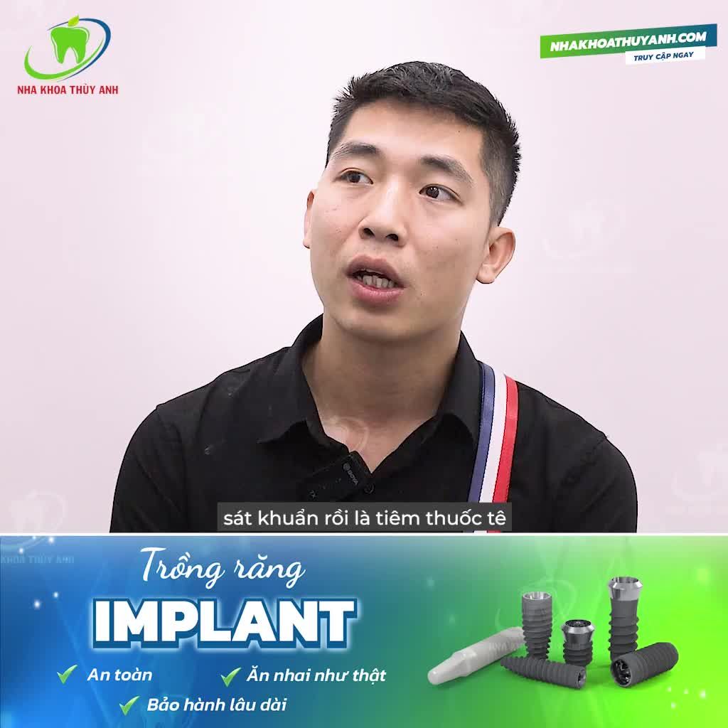 "NẾU CÓ ĐIỀU KIỆN CHẮC CHẮN SẼ TRỒNG IMPLANT SỚM HƠN"