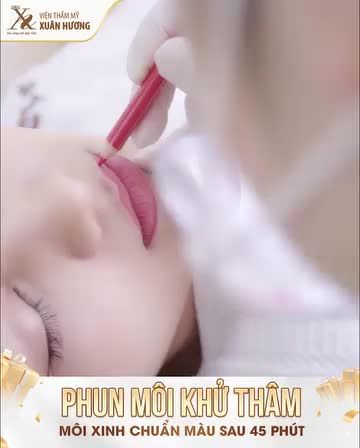 Không phải cứ phun môi là khử được môi thâm