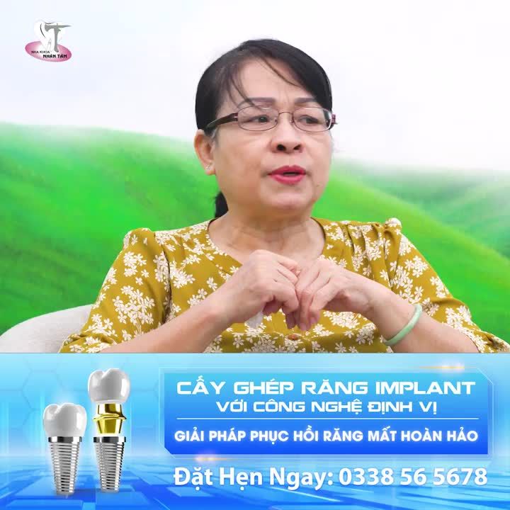 Trồng răng implant - Ăn nhai khỏe, vui vẻ tuổi già