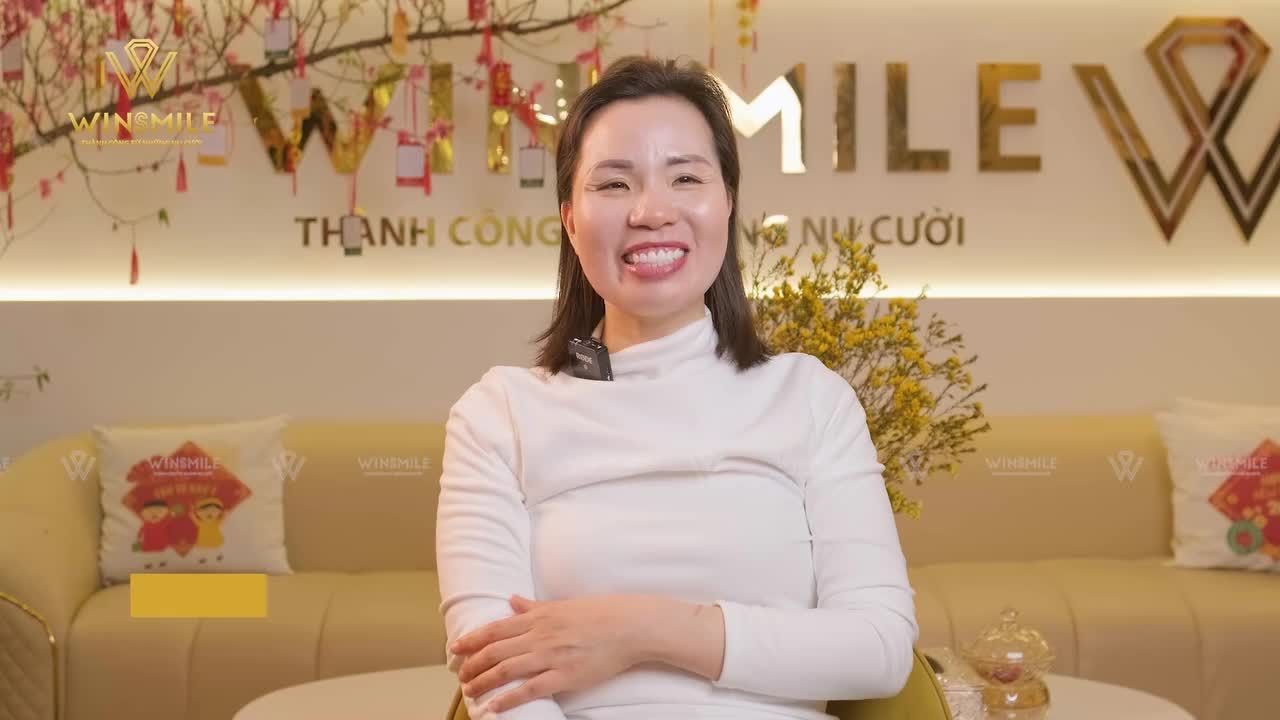 Nguyện vọng làm răng này đạt được mình cảm thấy rất vui, thoải mái và toại nguyện nữa"