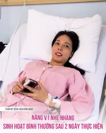 ''Nâng V1 nhẹ nhàng, không đau'' - Cảm nhận của khách hàng sau 2 ngày nâng cấp.