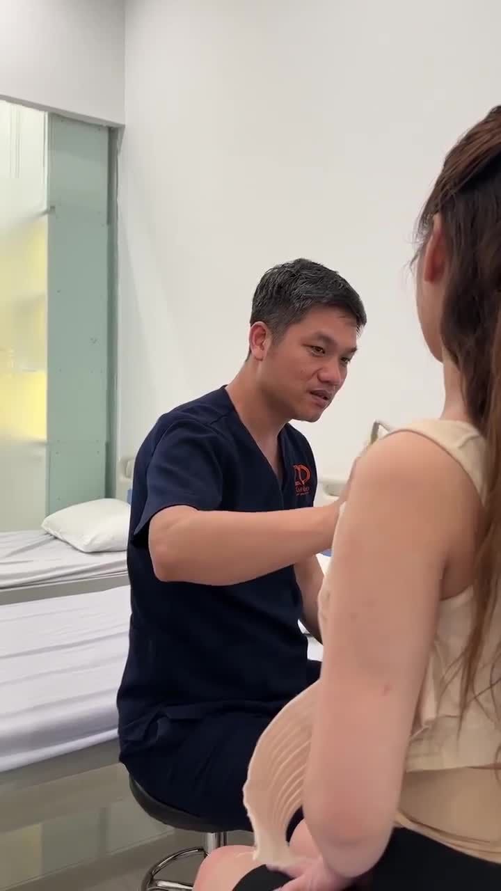 NÂNG NGỰC 24H ĐÃ RẤT ỔN ĐỊNH VÀ KHÁCH HÀNG XIN RA VIỆN VỀ NHÀ