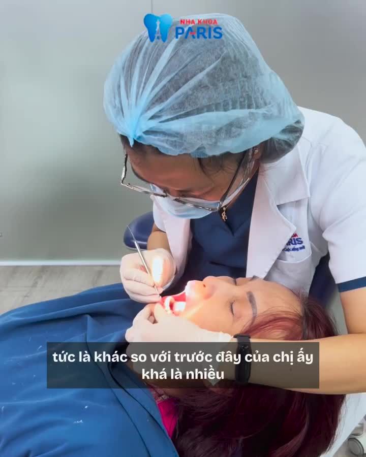 Bước cuối cùng trước khi hoàn thành 1 ca lắp răng sứ tại Nha khoa Paris là Bác sĩ sẽ dặn dò cách chăm sóc, ăn uống để khách hàng làm quen dần với bộ răng mới này, đặc biệt là vấn đề ăn nhai.