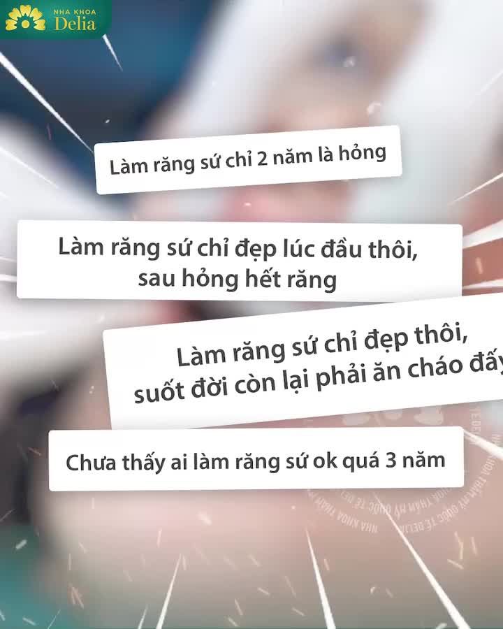 Độ bền răng sứ phụ thuộc các yếu tố: tay nghề bác sĩ (80% các bạn nhé), trang thiết bị & nguyên vật liệu (dòng sứ chính hãng)