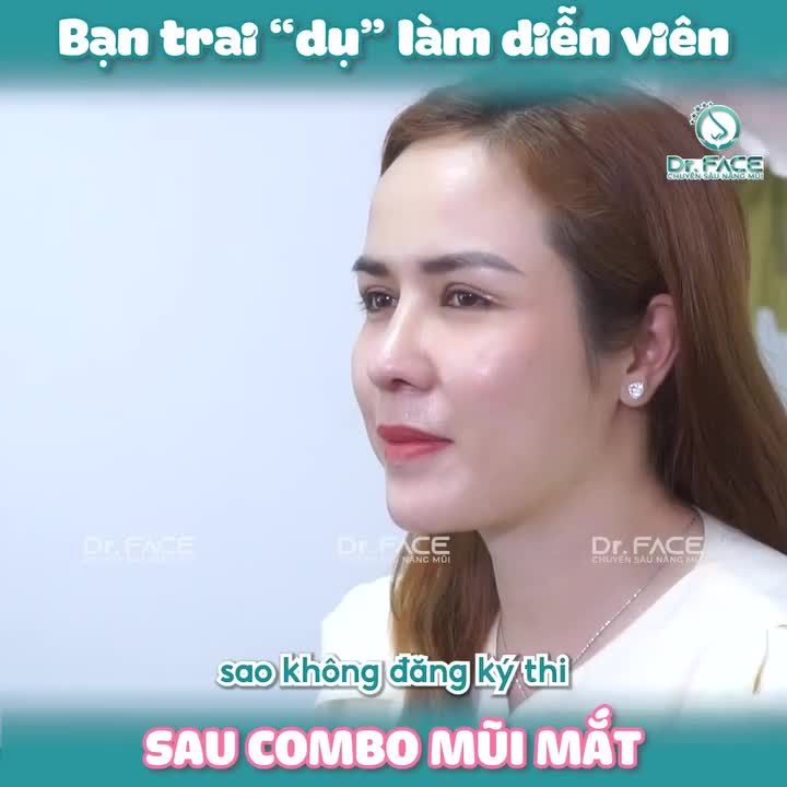 Bạn thân “DỤ” LÀM DIỄN VIÊN sau combo mũi mắt