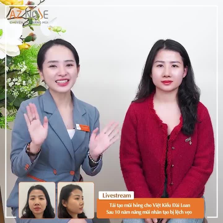 Tái tạo mũi hỏng cho Việt Kiều Đài Loan, bác sĩ CKI. Nguyễn Hoàng Nam thực hiện