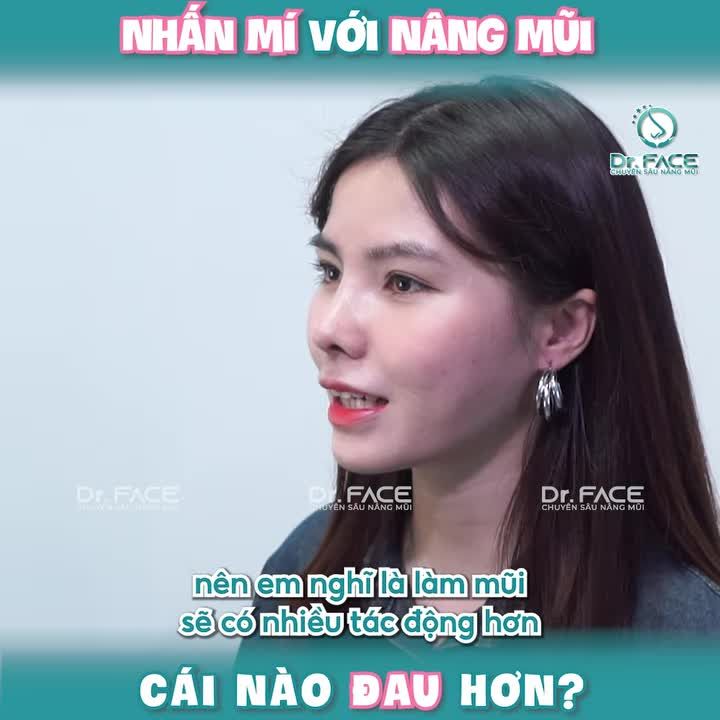 Nhấn Mí Với Nâng Mũi Cái Nào Đau Hơn?