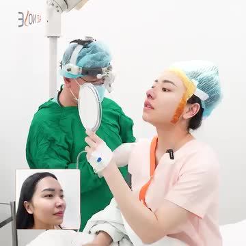 Khách hàng đến từ Nhật Bản cảm nhận thế nào khi xem dáng mũi trước khi đóng vết khâu?