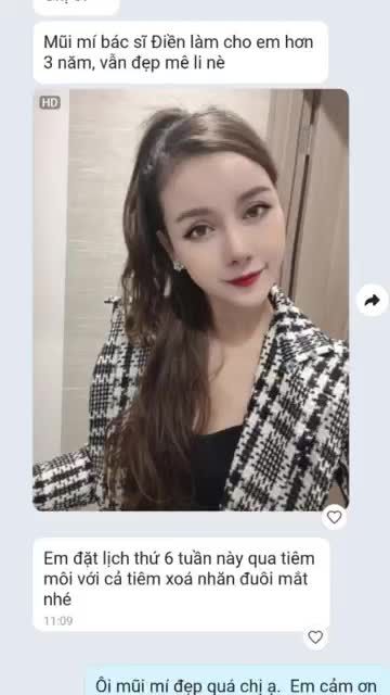 DIỄN VIÊN MÚA THANH XUÂN FEEDBACK SAU KHI THỰC HIỆN CẮT MÍ + NÂNG MŨI TẠI DRD