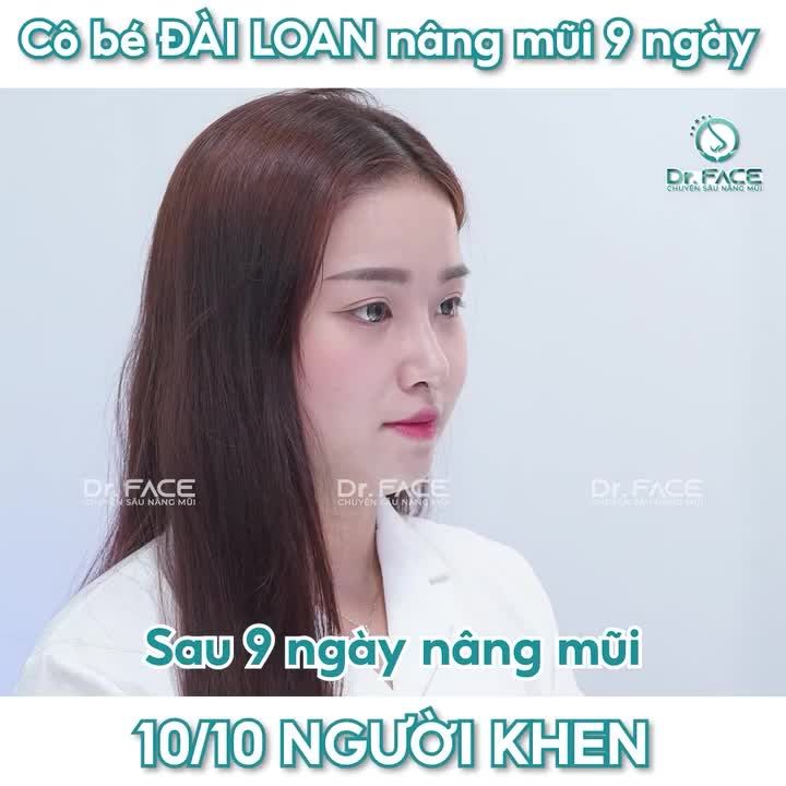 10/10 NGƯỜI KHEN chiếc mũi cấu trúc của cô bé ĐÀI LOAN