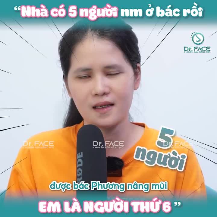 “NHÀ CÓ 5 NGƯỜI nâng mũi ở bác rồi em là NGƯỜI THỨ 6” ​