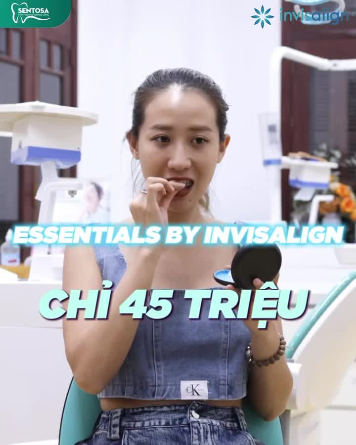 CHỈ 45 TRIỆU - NHẬN DEAL HOT NIỀNG INVISALIGN TẠI NHA KHOA SENTOSA