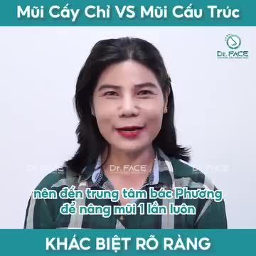 MŨI CẤY CHỈ VS MŨI CẤU TRÚC KHÁC BIỆT RÕ RÀNG
