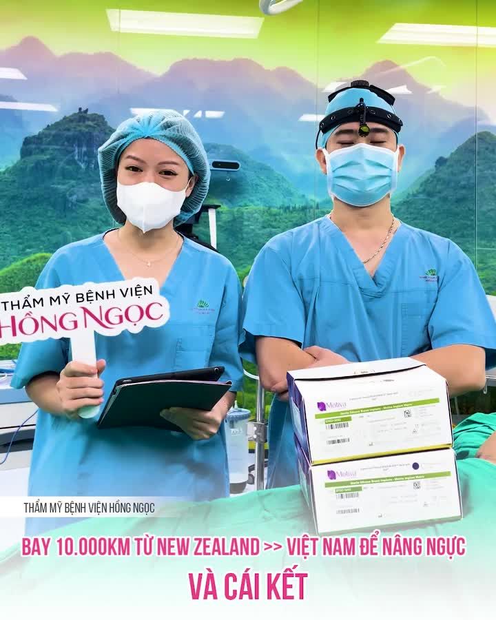 VƯỢT HƠN 10.000KM VỀ VIỆT NAM CHỈ ĐỂ NÂNG NGỰC