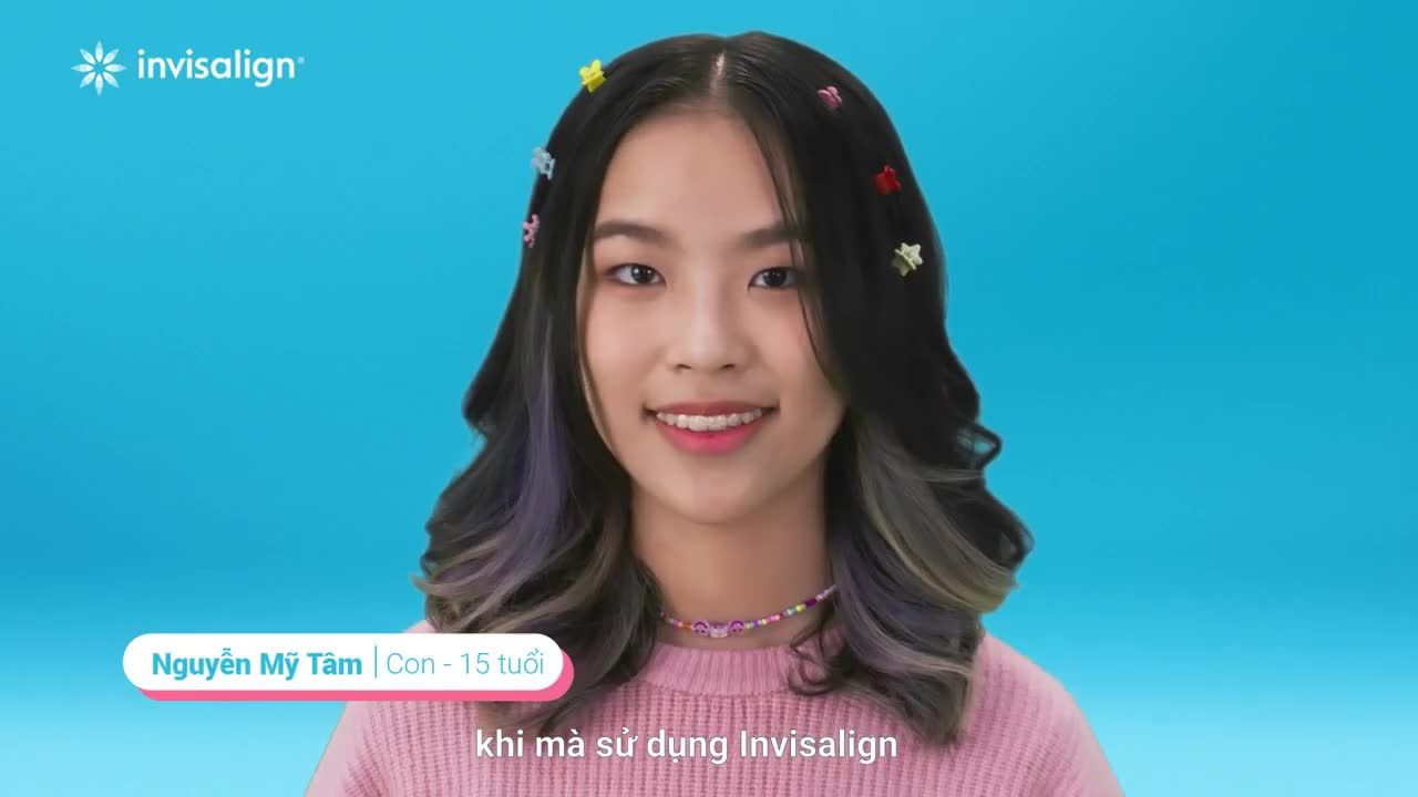 CẢM ƠN BỐ MẸ ĐÃ CHỌN INVISALIGN CHO CON!