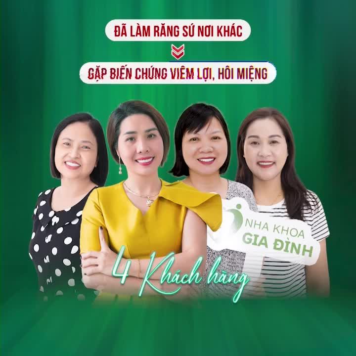 NHA KHOA GIA ĐÌNH - ĐỊA CHỈ UY TÍN "GIẢI CỨU" CÁC TRƯỜNG HỢP BỌC RĂNG SỨ HỎNG