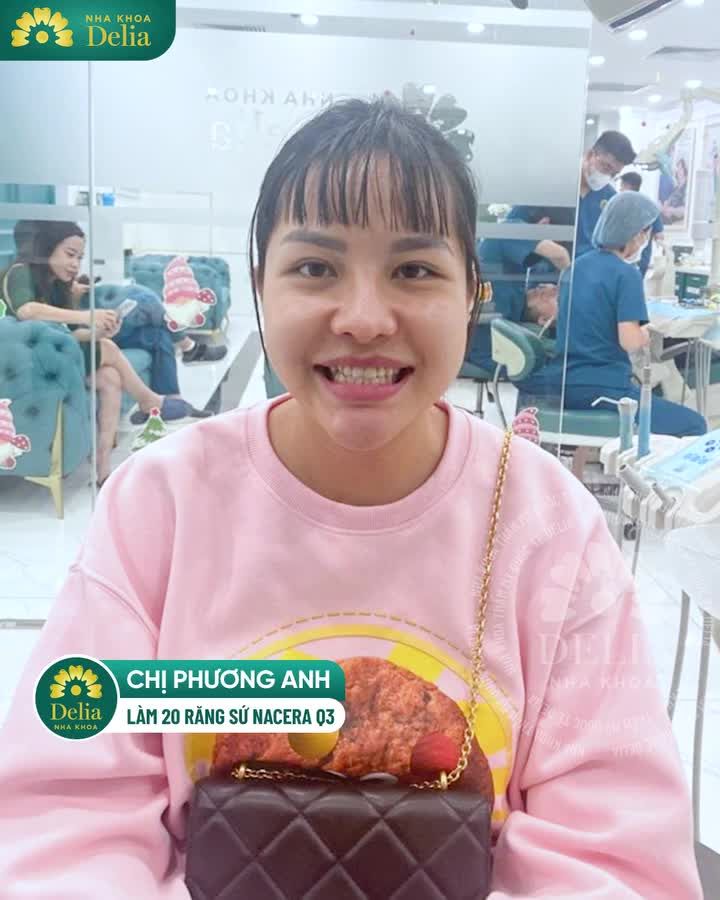 Nghe chị gái giới thiệu đến Delia làm răng sứ Và cái kết! Trao tặng Delia niềm tin, Delia sẽ gửi lại bạn nụ cười tự tin nhất!