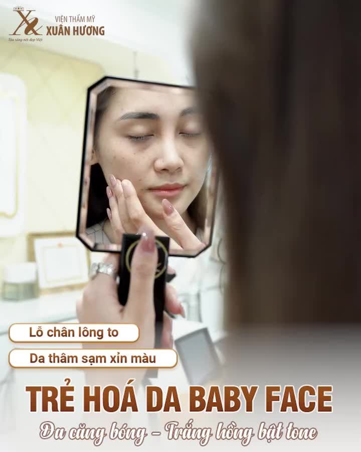 Bạn thân của làn da mùa hè này Trẻ hóa da Baby Face - da căng bóng, sáng hồng bật tone