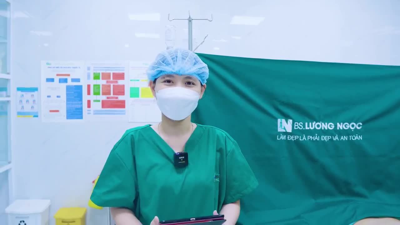 Chỉ sau hơn 60 phút, ca HÚT MỠ TẠO DÁNG KHÔNG CĂNG CẮT DA cho chị V đã được ekip Bác sĩ Lương Ngọc thực hiện thành công với kết quả mỹ mãn: