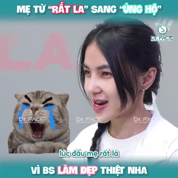 Mẹ từ “RẤT LA” sang “ỦNG HỘ” vì bs làm đẹp thiệt nha