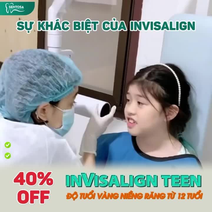 ƯU ĐÃI 40%: INVISALIGN TEEN, ĐỘ TUỔI VÀNG NIỀNG RĂNG TỪ 12 TUỔI