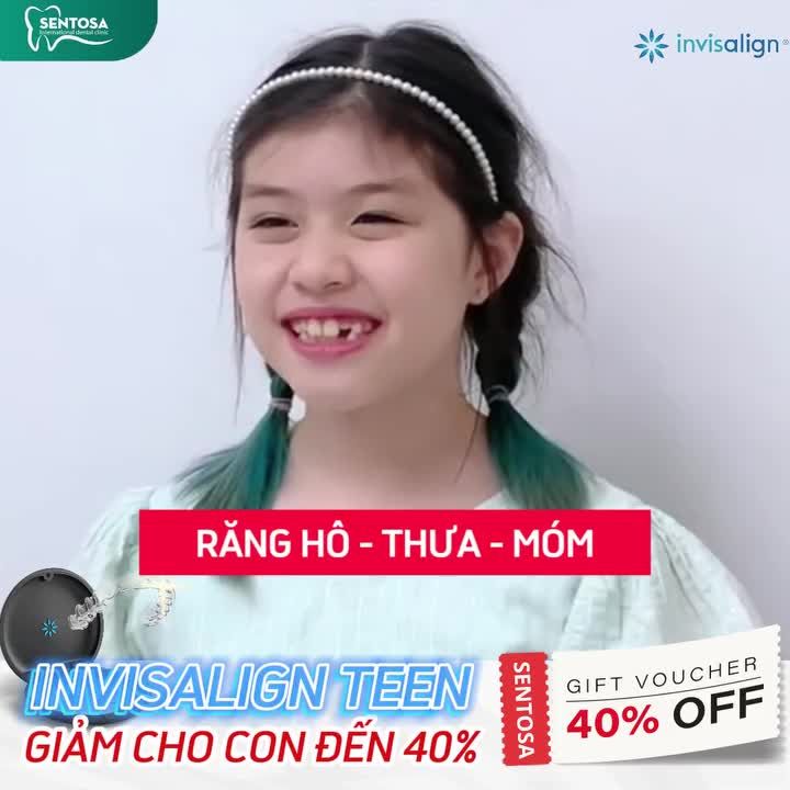 NIỀNG RĂNG INVISALIGN TEEN, GIẢM CHO CON ĐẾN 40% KHI ĐĂNG KÝ