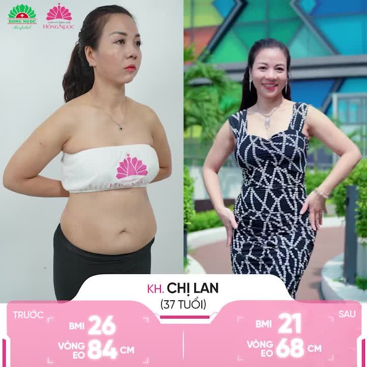 "Giảm gần 20cm vòng bụng là chuyện mà chị không nghĩ sẽ xảy ra"