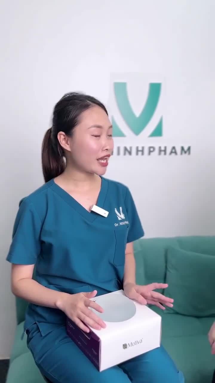 Cảm nhận của chị khách hàng xinh đẹp sau 3 tuần nâng cấp V1 tại Dr. Minh Phạm