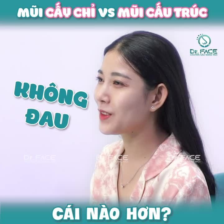 Mũi CẤY CHỈ VS mũi CẤU TRÚC - Cái nào hơn?