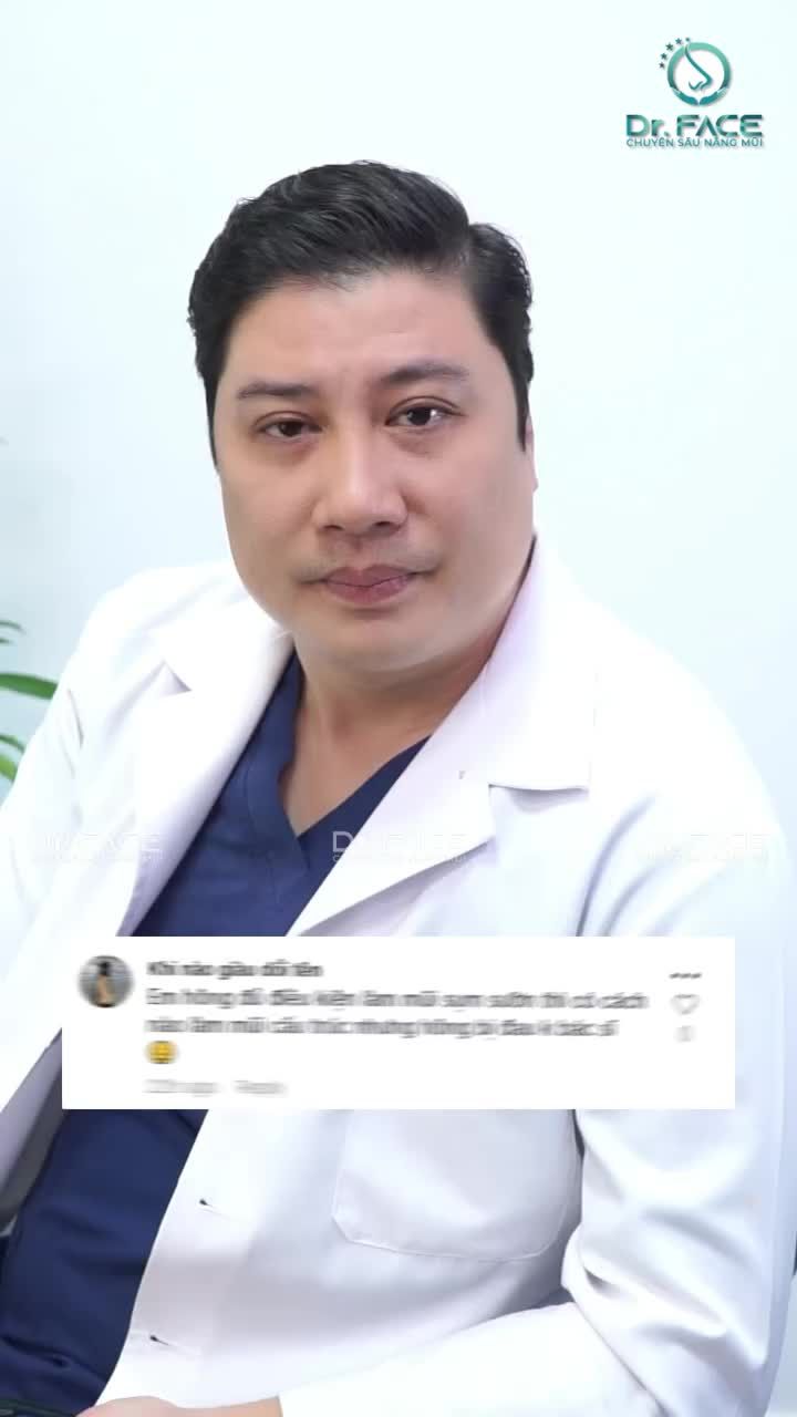MUỐN NÂNG MŨI cơ mà EM NHÁT ĐAU lắm bs ơi!