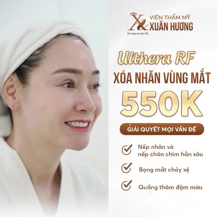 Cười nhiều mà chẳng sợ nếp nhăn mắt - Bí quyết chính là nhờ Ulthera RF