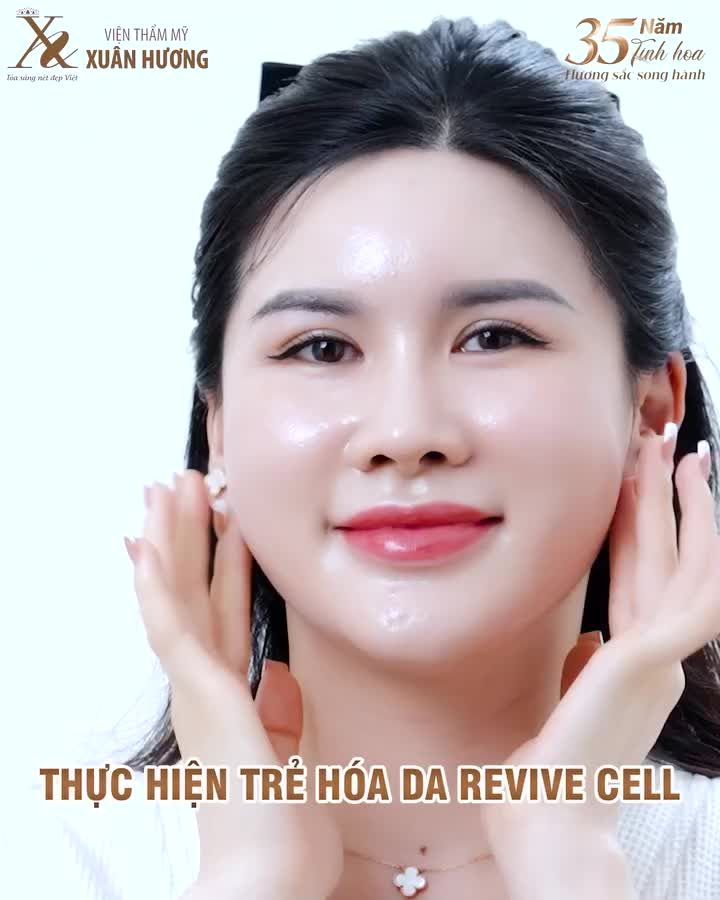 TÁI TẠO LÀN DA TRẮNG KHỎE, CĂNG MƯỚT CHỈ SAU 1 BUỔI REVIVE CELL
