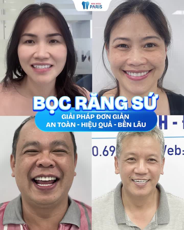 Khách hàng sẽ sở hữu ngay nụ cười tươi tắn, trọn vẹn và một hàm răng chắc khỏe, đảm bảo tận hưởng cuộc sống.