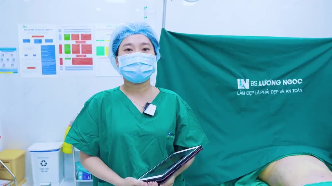 Chị Thu - khách hàng tại ekip bác sĩ Lương Ngọc hôm nay đã lựa chọn thực hiện toàn bộ COMBO HÚT MỠ TAY - LƯNG - NÁCH KẾT HỢP VỚI BỤNG - EO - HÔNG