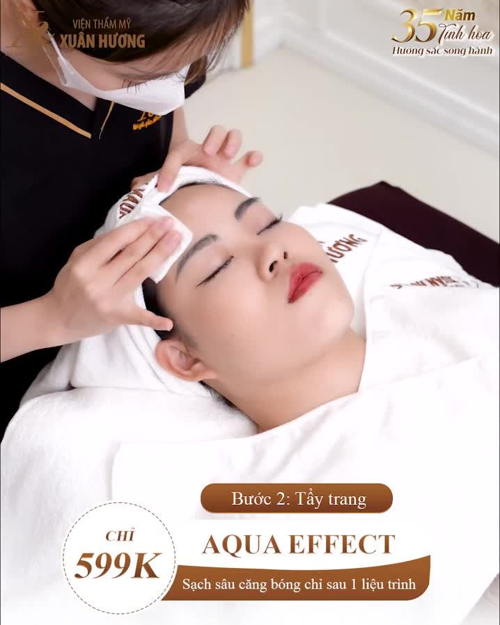 Quy trình 10 bước chuẩn y khoa hồi sinh làn da của bạn với Aqua Effect